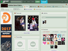 Tablet Screenshot of anime-gore-club.deviantart.com