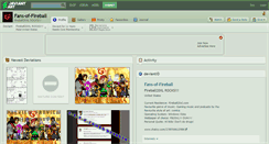 Desktop Screenshot of fans-of-fireball.deviantart.com