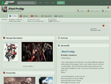 Tablet Screenshot of jilted-prodigy.deviantart.com