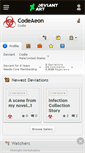 Mobile Screenshot of codeaeon.deviantart.com