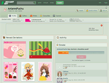 Tablet Screenshot of antarespuchu.deviantart.com