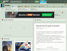 Tablet Screenshot of airyairy.deviantart.com