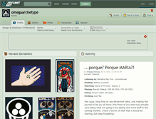 Tablet Screenshot of omegaarchetype.deviantart.com