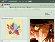 Tablet Screenshot of kim-mariet.deviantart.com