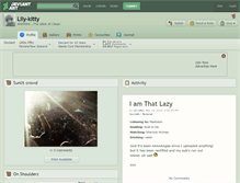 Tablet Screenshot of lily-kitty.deviantart.com