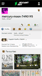 Mobile Screenshot of mercury-moon-7490195.deviantart.com