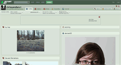 Desktop Screenshot of chrissyandtaru1.deviantart.com