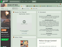 Tablet Screenshot of dream-of-yaoi.deviantart.com