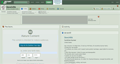 Desktop Screenshot of dove3456.deviantart.com