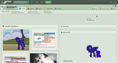 Desktop Screenshot of darkmya19.deviantart.com
