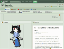 Tablet Screenshot of kageyoake.deviantart.com