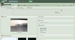 Desktop Screenshot of glennsavage.deviantart.com