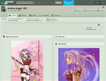 Tablet Screenshot of anime-angel-180.deviantart.com