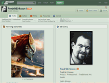 Tablet Screenshot of fredrikeriksson1.deviantart.com