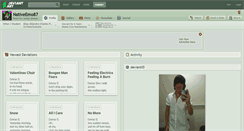 Desktop Screenshot of nativeemo87.deviantart.com