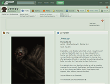 Tablet Screenshot of j-e-n-z-y.deviantart.com