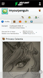 Mobile Screenshot of imyourpenguin.deviantart.com