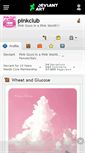 Mobile Screenshot of pinkclub.deviantart.com