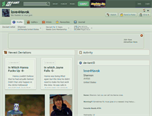 Tablet Screenshot of love4havok.deviantart.com