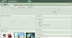 Desktop Screenshot of dejure.deviantart.com