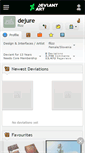 Mobile Screenshot of dejure.deviantart.com