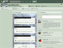 Tablet Screenshot of clansofthenorth.deviantart.com