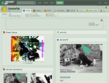 Tablet Screenshot of ghettofab.deviantart.com