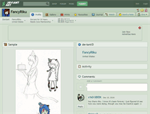 Tablet Screenshot of fancyriku.deviantart.com