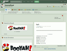 Tablet Screenshot of generalflood.deviantart.com
