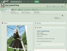 Tablet Screenshot of chiki-cosplayphotog.deviantart.com