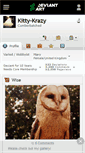 Mobile Screenshot of kitty-krazy.deviantart.com