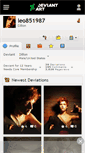 Mobile Screenshot of leo851987.deviantart.com