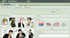 Desktop Screenshot of mangadog11.deviantart.com
