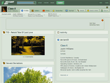 Tablet Screenshot of class-x.deviantart.com