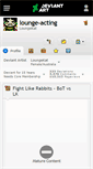 Mobile Screenshot of lounge-acting.deviantart.com