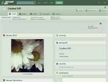 Tablet Screenshot of couleur345.deviantart.com
