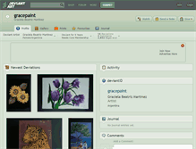 Tablet Screenshot of gracepaint.deviantart.com