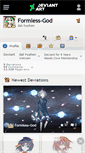 Mobile Screenshot of formless-god.deviantart.com