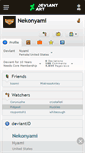 Mobile Screenshot of nekonyami.deviantart.com