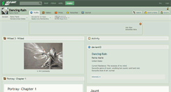Desktop Screenshot of dancing-rain.deviantart.com