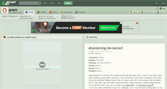 Desktop Screenshot of gsdark.deviantart.com