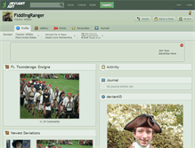 Tablet Screenshot of fiddlingranger.deviantart.com