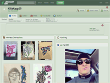 Tablet Screenshot of killakapp25.deviantart.com