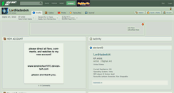 Desktop Screenshot of lordhades666.deviantart.com