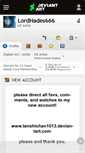 Mobile Screenshot of lordhades666.deviantart.com