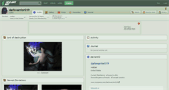 Desktop Screenshot of darkwarrior019.deviantart.com