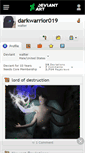 Mobile Screenshot of darkwarrior019.deviantart.com