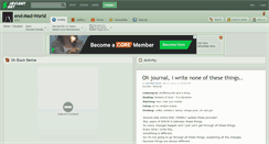 Desktop Screenshot of end-mad-world.deviantart.com
