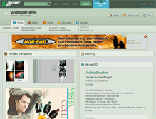 Tablet Screenshot of androidbrushes.deviantart.com