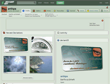 Tablet Screenshot of antispa.deviantart.com